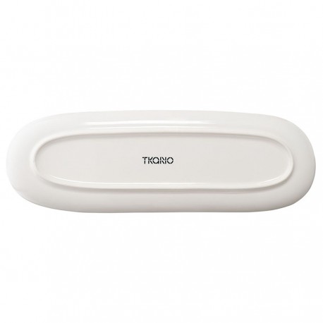 Овальное блюдо белого цвета из коллекции kitchen spirit