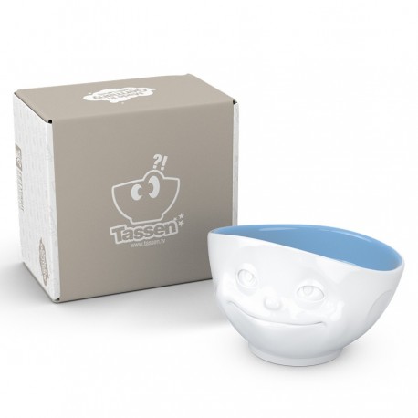 Чаша dreamy, 500 мл, белая/голубая