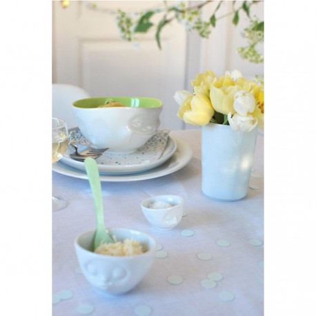 Чаша grinning, 500 мл, белая/фисташковая