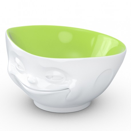 Чаша grinning, 500 мл, белая/фисташковая