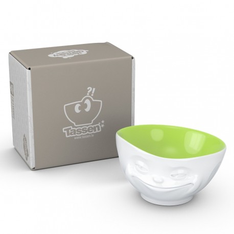 Чаша grinning, 500 мл, белая/фисташковая