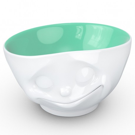 Чаша happy, 500 мл, белая/нефритовая