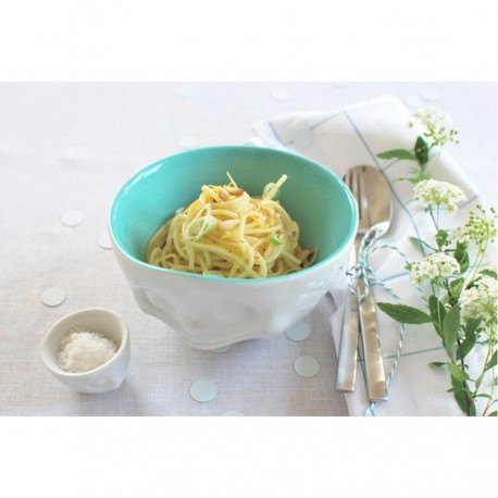 Чаша happy, 500 мл, белая/нефритовая