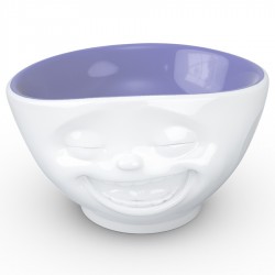 Чаша laughing, 500 мл, белая/лавандовая