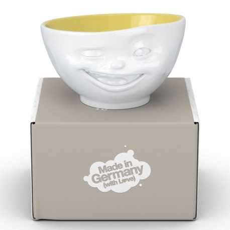 Чаша winking, 500 мл, белая/желтая