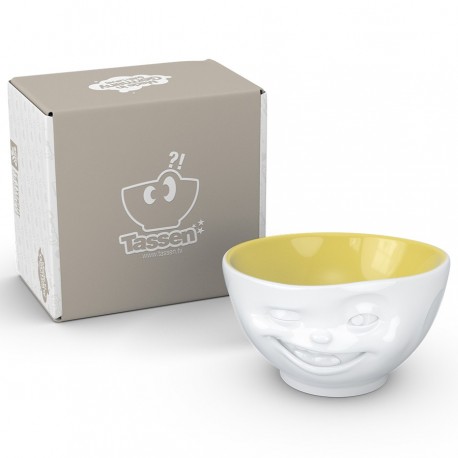 Чаша winking, 500 мл, белая/желтая