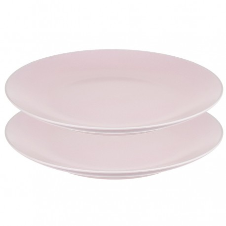 Набор обеденных тарелок simplicity, D26 см, розовые, 2 шт.