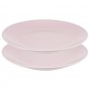 Набор обеденных тарелок simplicity, D26 см, розовые, 2 шт.