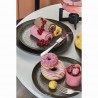 Набор тарелок dots, D21 см, черные, 2 шт.