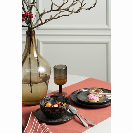 Набор чаш dots, 800 мл, черные, 2 шт.