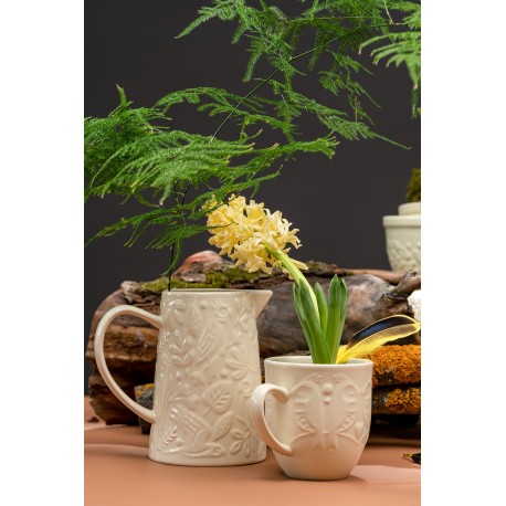 Кувшин birds of paradise, 980 мл, кремовый