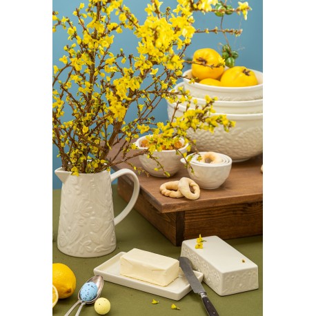 Масленка birds of paradise, кремовая