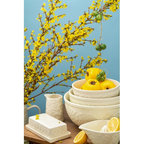 Масленка birds of paradise, кремовая