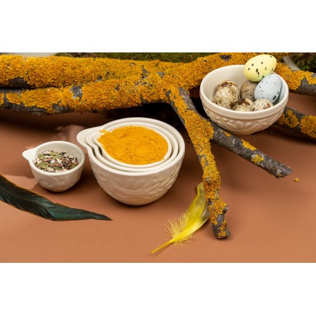 Набор пиал birds of paradise, 190 мл, кремовые, 2 шт.