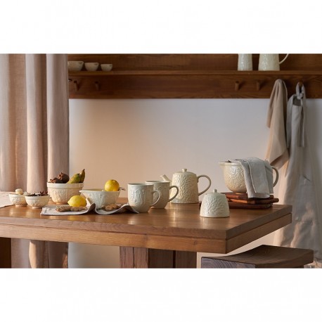 Сахарница birds of paradise, 400 мл, кремовая