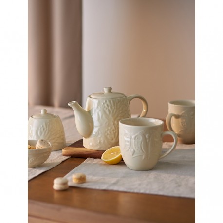 Сахарница birds of paradise, 400 мл, кремовая