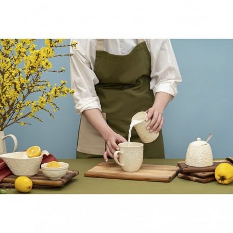 Сахарница birds of paradise, 400 мл, кремовая