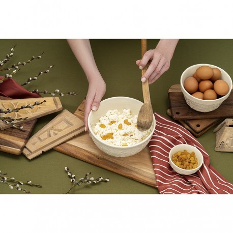 Чаша birds of paradise, 850 мл, кремовая