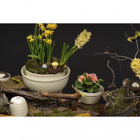 Чаша birds of paradise, 850 мл, кремовая