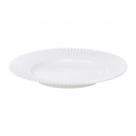 Набор из двух тарелок белого цвета из коллекции edge, 21 см