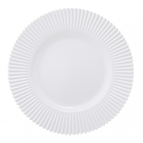 Набор из двух тарелок белого цвета из коллекции edge, 21 см