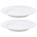 Набор из двух тарелок белого цвета из коллекции edge, 26 см