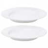 Набор из двух тарелок белого цвета из коллекции edge, 26 см