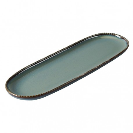 Овальное блюдо темно-серого цвета из коллекции kitchen spirit