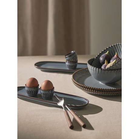 Овальное блюдо темно-серого цвета из коллекции kitchen spirit