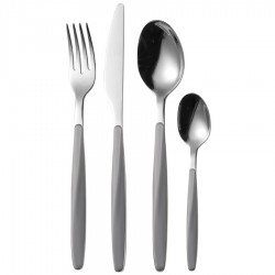 Набор из 24 столовых приборов cutlery my fusion, серый