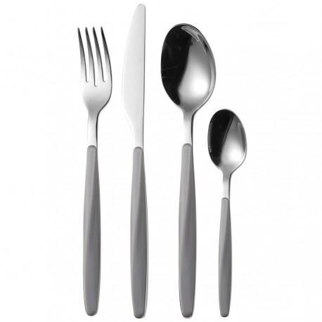 Набор из 24 столовых приборов cutlery my fusion, серый
