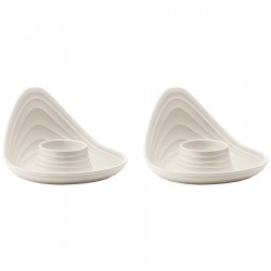 Набор подставок для яиц tierra, молочные, 2 шт.