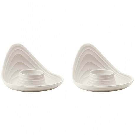 Набор подставок для яиц tierra, молочные, 2 шт.