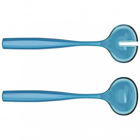 Набор столовых приборов для салата dolcevita, бирюзовые