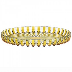 Поднос сервировочный dolcevita, D31 см, янтарный