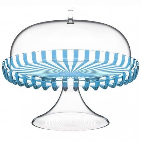 Блюдо для торта с крышкой dolcevita, D31 см, бирюзовое
