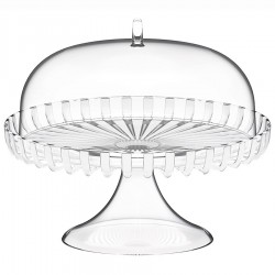 Блюдо для торта с крышкой dolcevita, D31 см, перламутровое