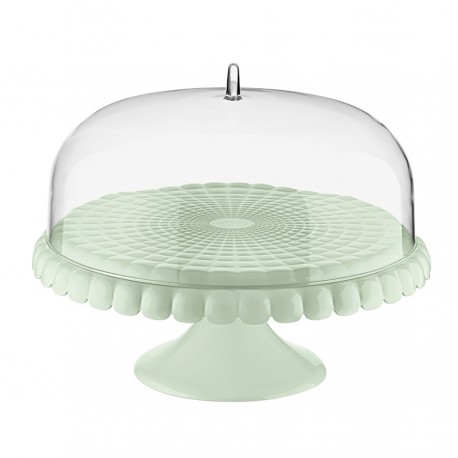 Блюдо для торта с крышкой tiffany, D30 см, зеленое
