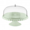 Блюдо для торта с крышкой tiffany, D30 см, зеленое