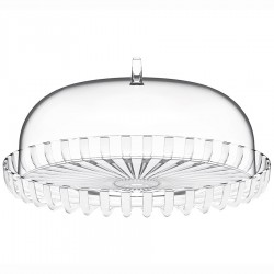 Блюдо сервировочное с крышкой dolcevita, D31 см, перламутровое