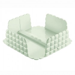 Салфетница квадратная tiffany, зеленая