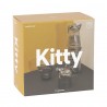 Набор из 4 стаканов kitty, черный