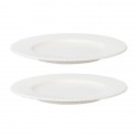 Набор тарелок soft ripples, dual glazing, D16 см, 2 шт.