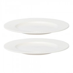 Набор тарелок soft ripples, dual glazing, D21 см, 2 шт.