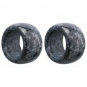 Набор колец для салфеток marm, D5 см, черный мрамор, 2 шт.