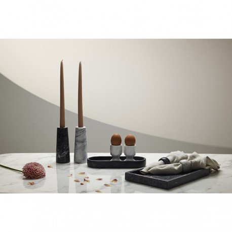 Набор колец для салфеток marm, D5 см, черный мрамор, 2 шт.