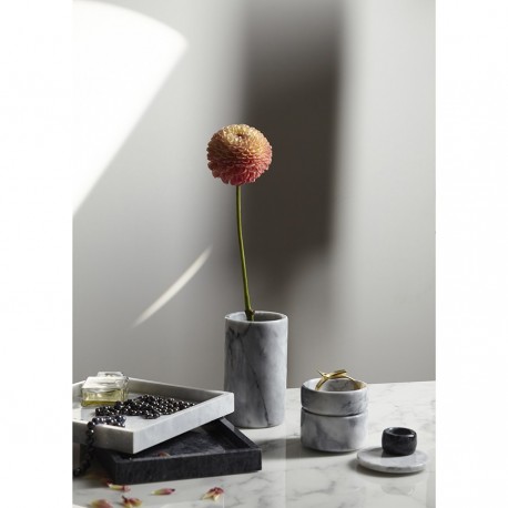 Набор колец для салфеток marm, D5 см, черный мрамор, 2 шт.