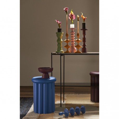 Блюдо на ножке vivlend, D21 см, сливовое