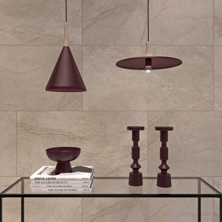 Блюдо на ножке vivlend, D21 см, сливовое