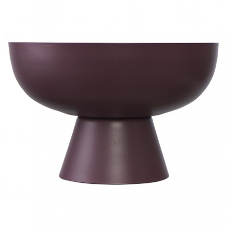 Блюдо на ножке vivlend, D21 см, сливовое